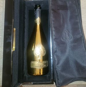 Ace of Spades empty bottle, case and bag